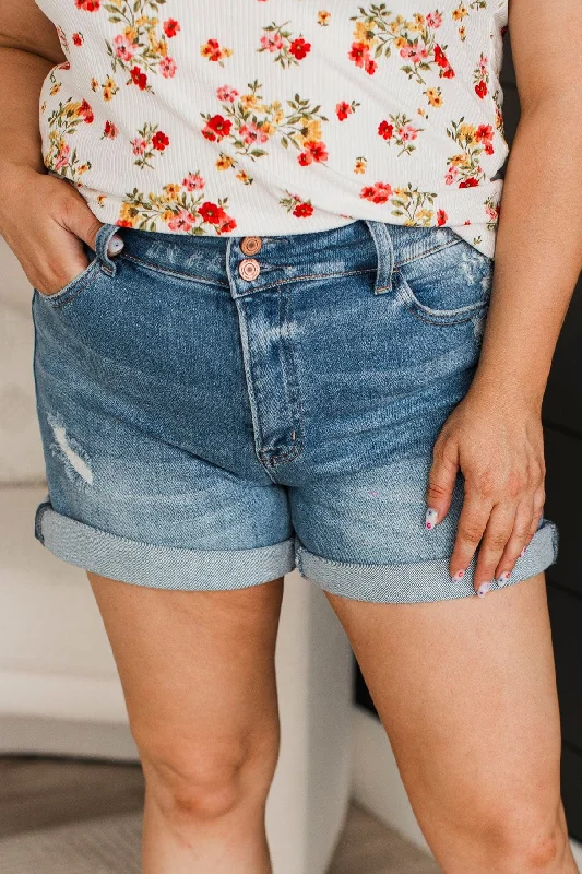 Vervet Denim Shorts- Krissy Wash