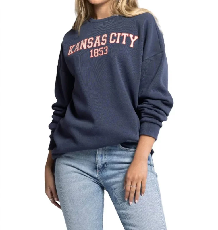 Kansas City Sweatshirt In Navy