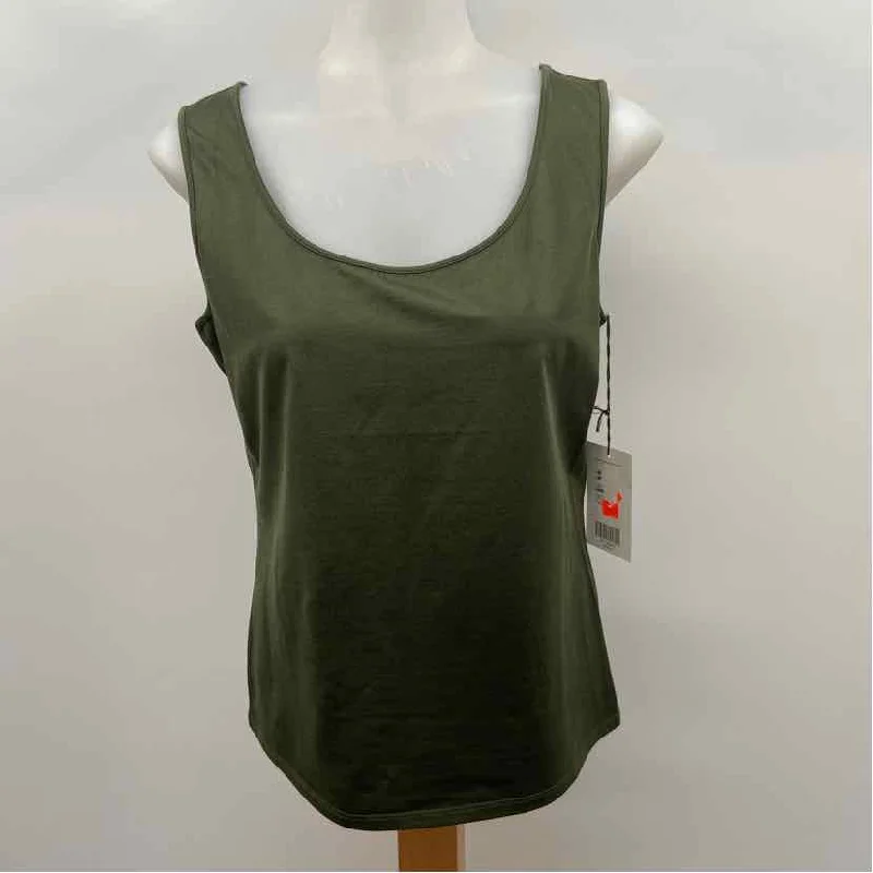 Carlisle Women's Size M Olive Solid Tank