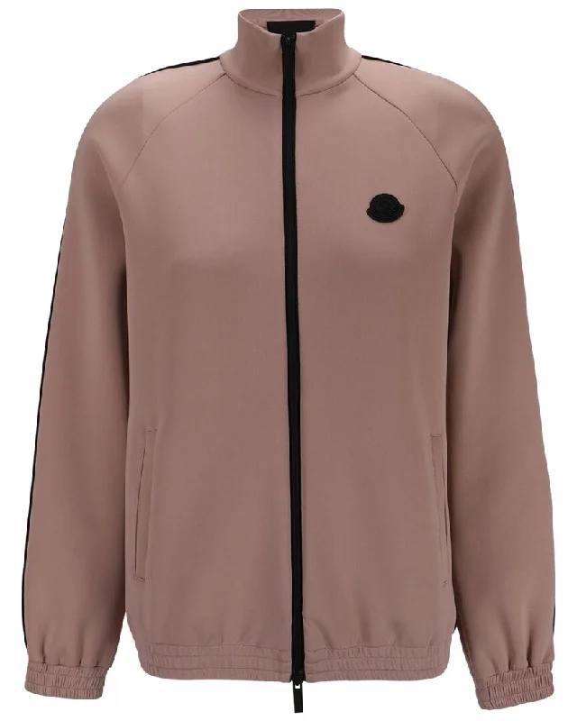 Moncler Neoprene Zip-Up Sweatshirt