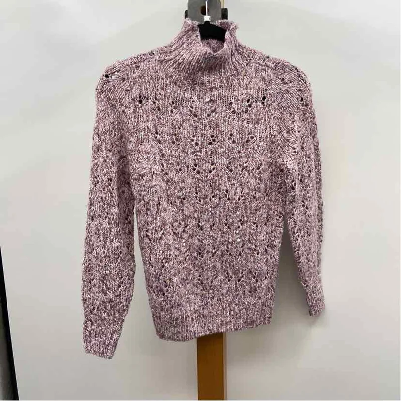 White House Black Market Women's Size XXSP Purple Heathered Sweater