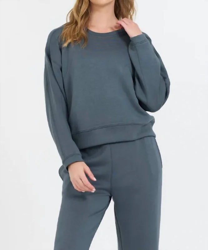 Cloud Fleece Crewneck Sweatshirt In Mountain Grey