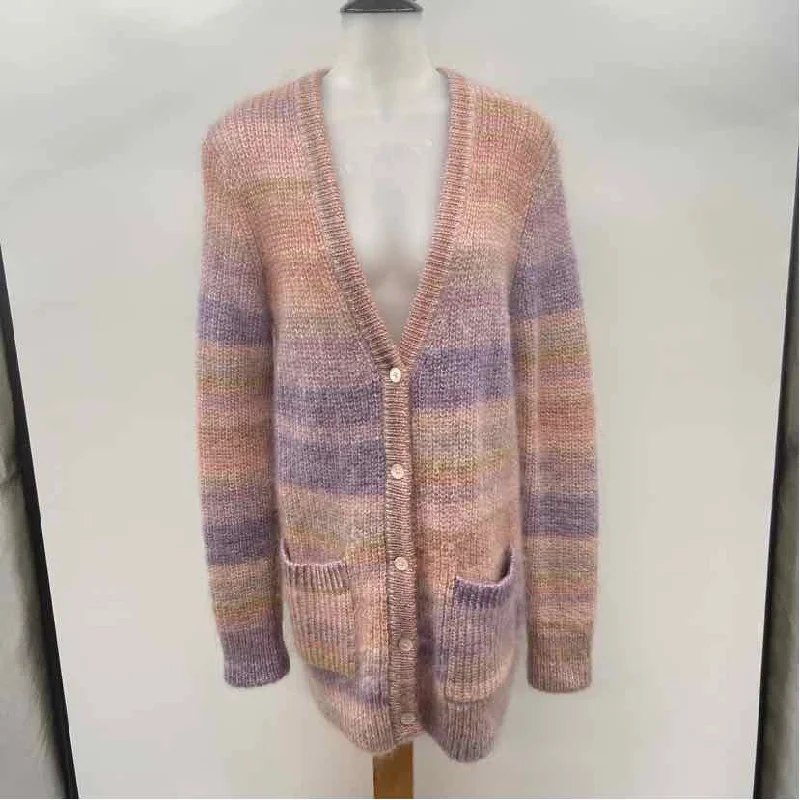 Michael Kors Women's Size S Pink Ombre Cardigan