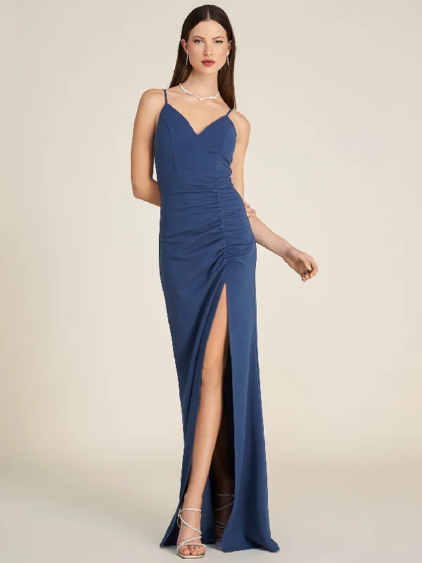 V-Neck Sleeveless Gown