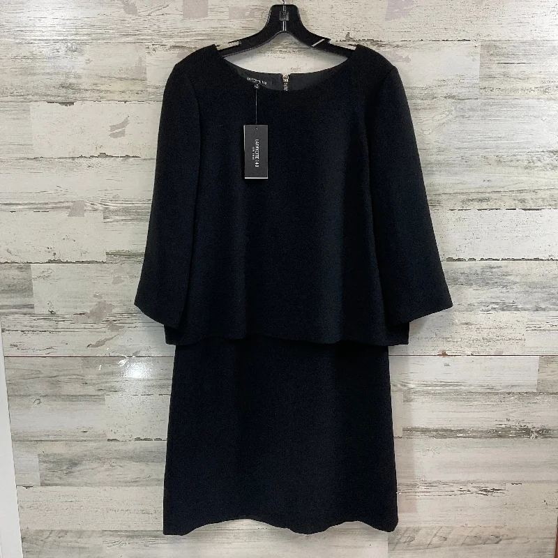 Dress Work By Lafayette 148 In Black, Size: M