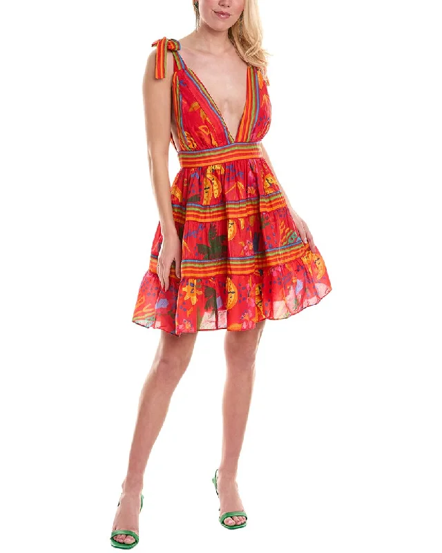 FARM Rio Good Vibes Mini Dress