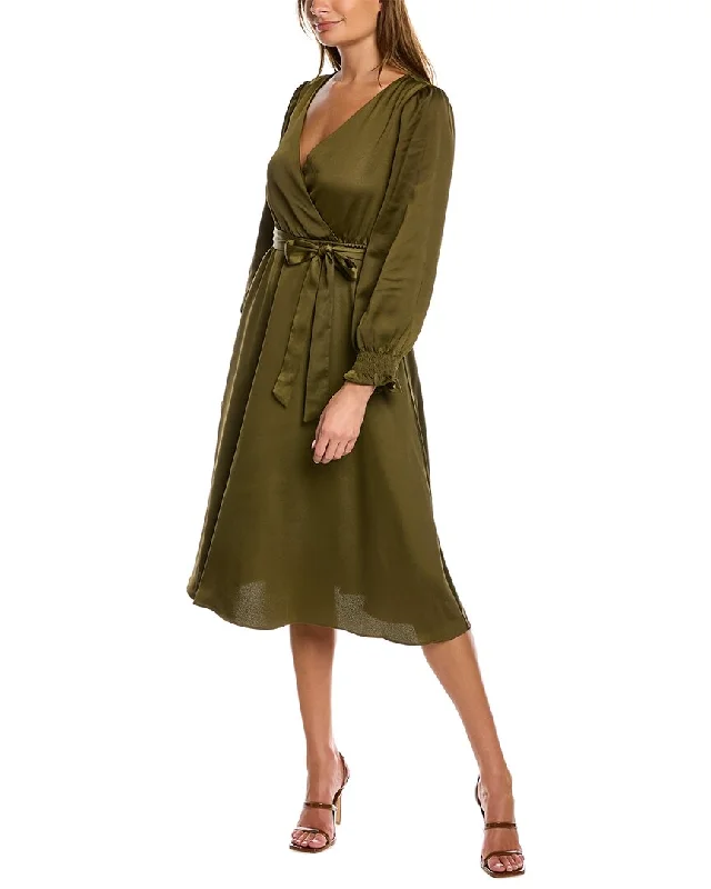 Taylor Surplice Midi Dress