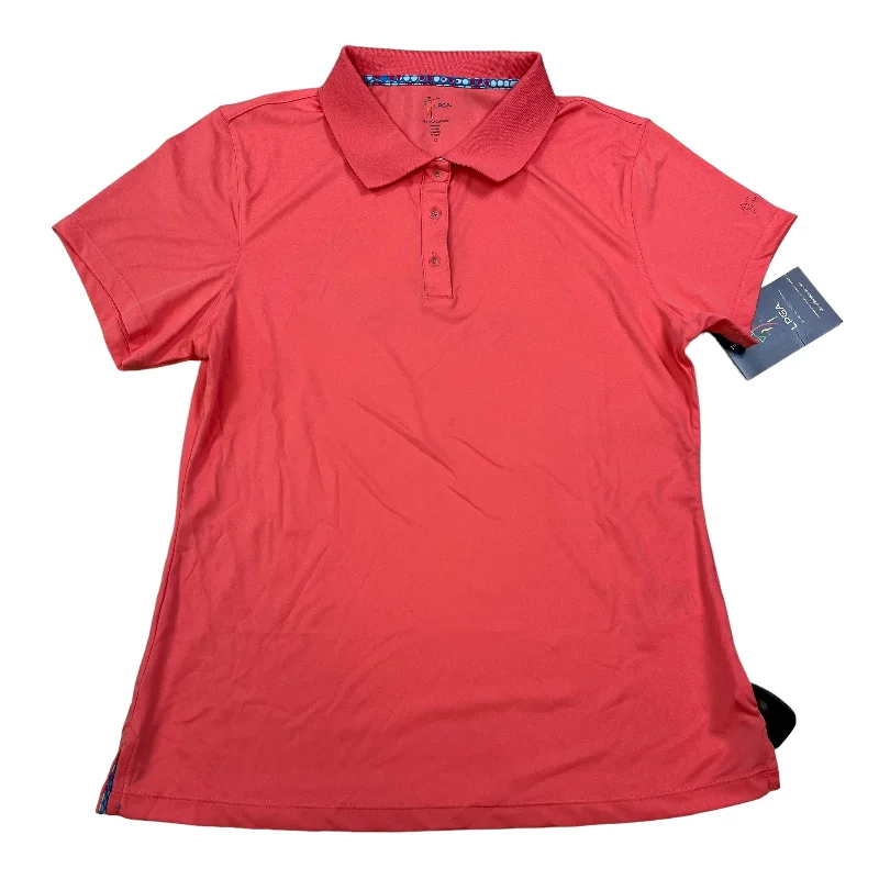 Orange Top Short Sleeve Basic LPGA, Size M