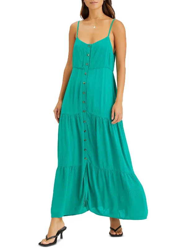 Traveler Womens Sleeveless Long Maxi Dress