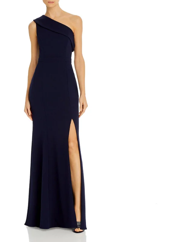 Womens Side Slit Maxi Evening Dress