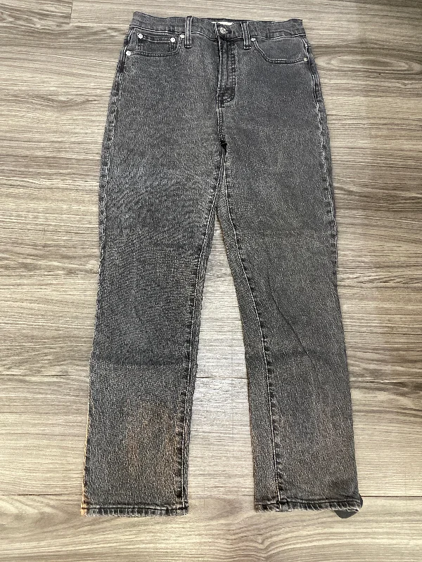 Jeans Boyfriend By Madewell In Black, Size: 4