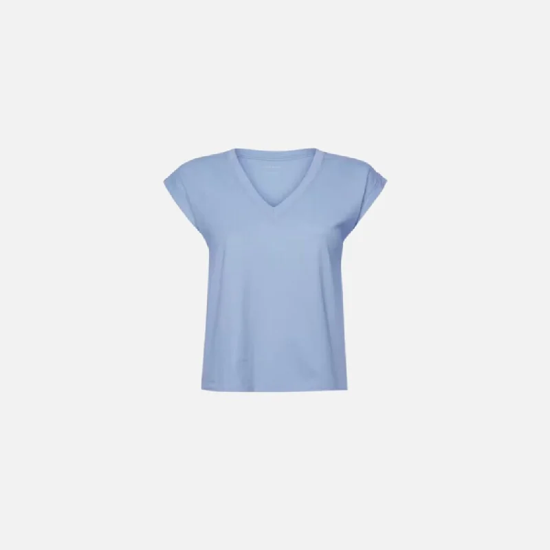 Easy V-Neck Tee (Light Blue)