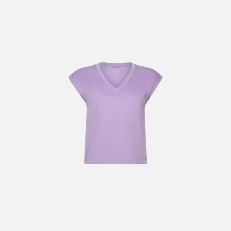 Easy V-Neck Tee (Lilac)