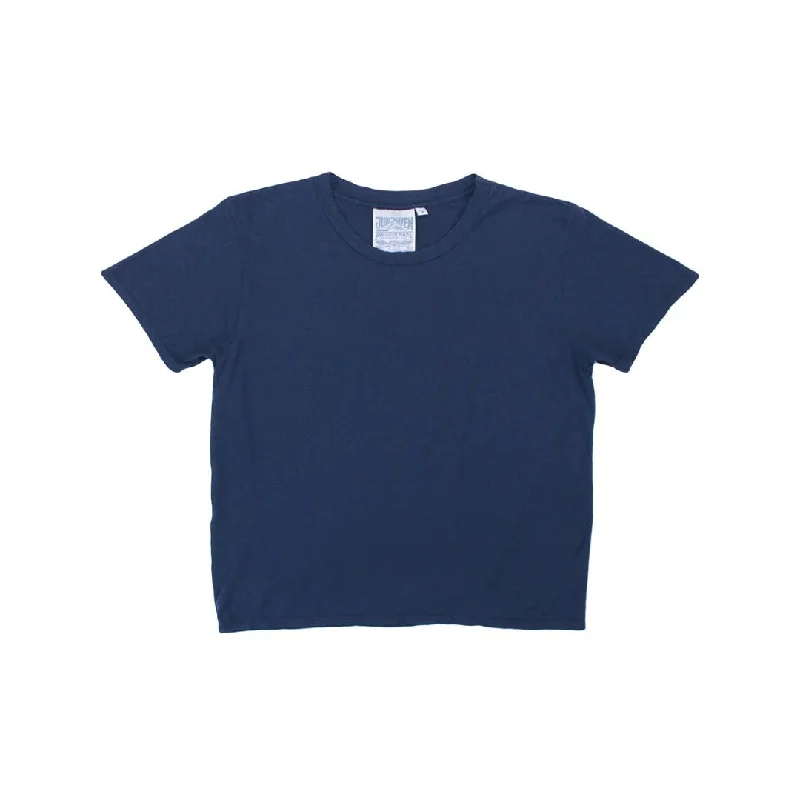 Ojai Crop Tee (Navy)