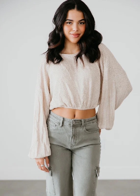 Rhena Waffle Knit Top