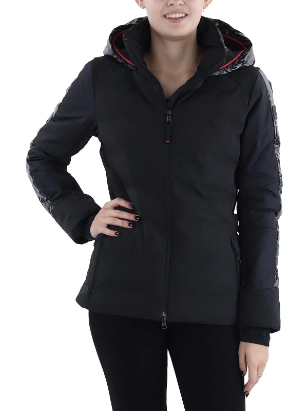 Cadja Womens Hooded Insulated Soft Shell Jacket