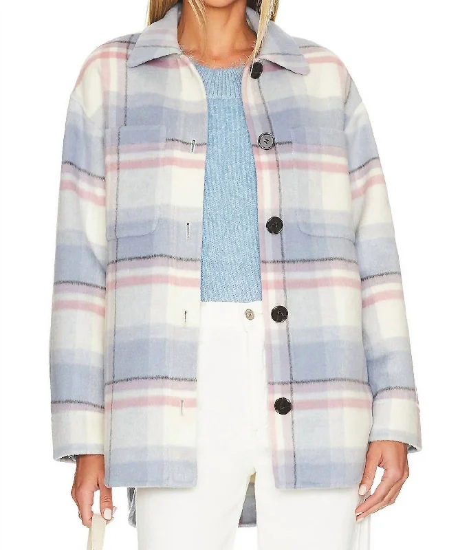 Connie Jacket In Junean  Plaid