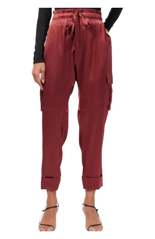 Carmen Cargo Classic Pants In Spice