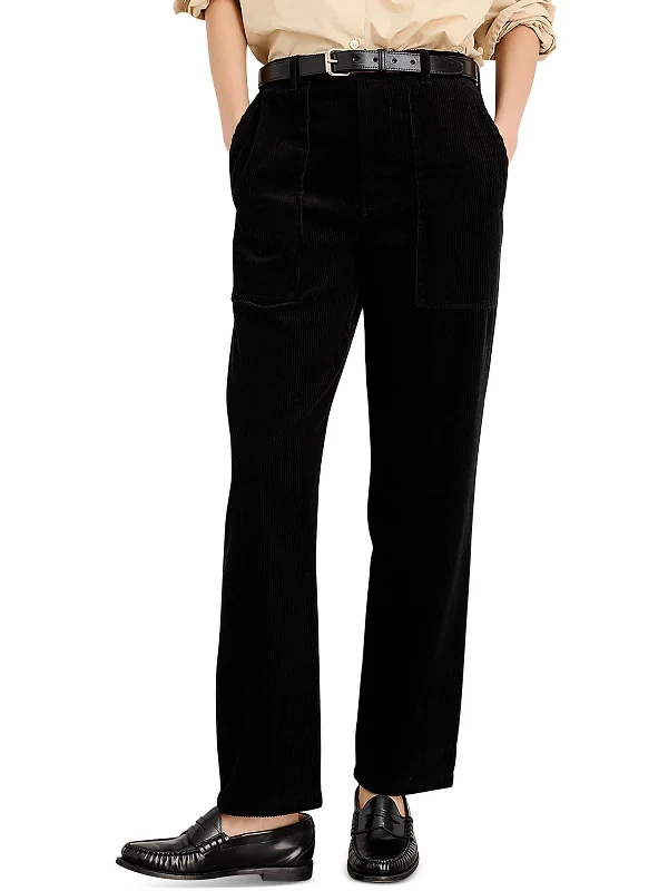 Neil Womens Cotton Corduroy Straight Leg Pants