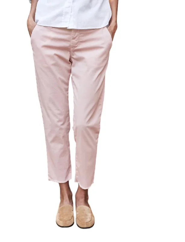 Wicklow Italian Chino Pants In Vintage Rose