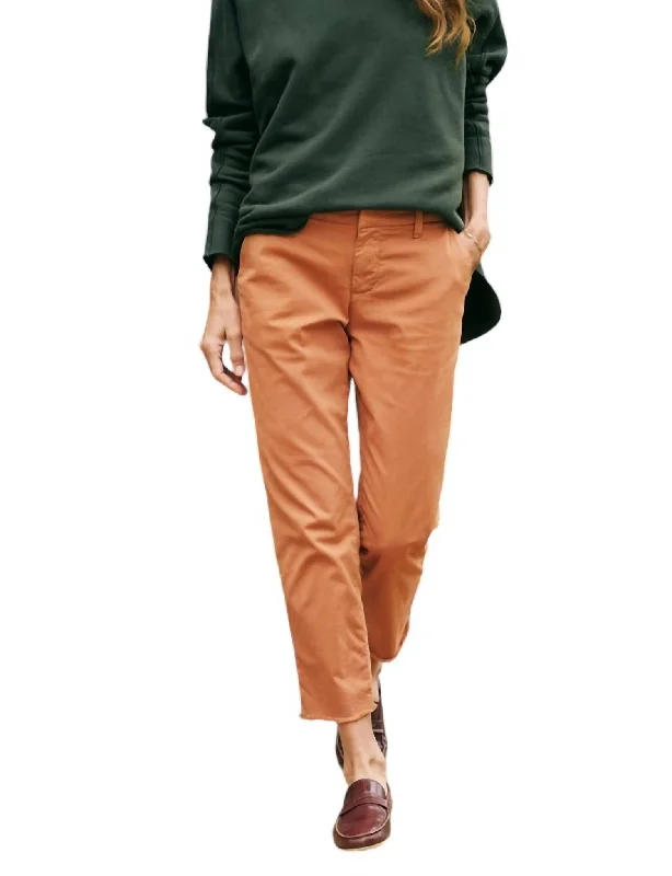 Women's Wicklow-Toft The Italian Chino Pants In Toffee