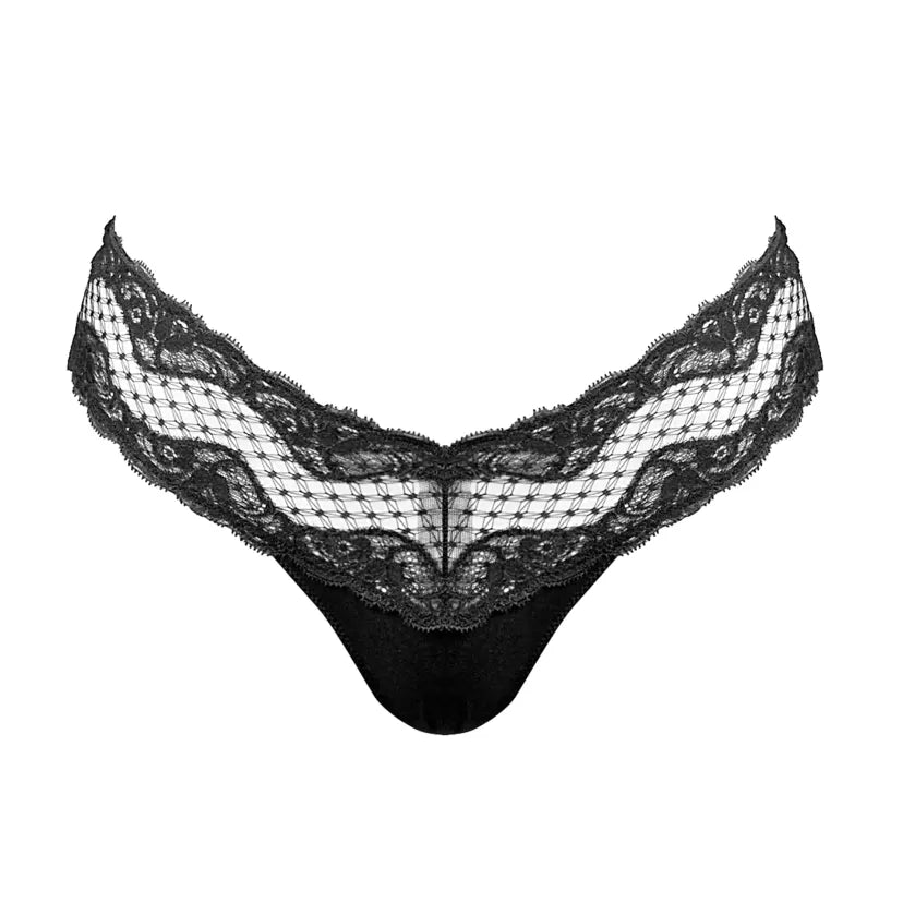 Andres Sarda Zaha Short Thong Black