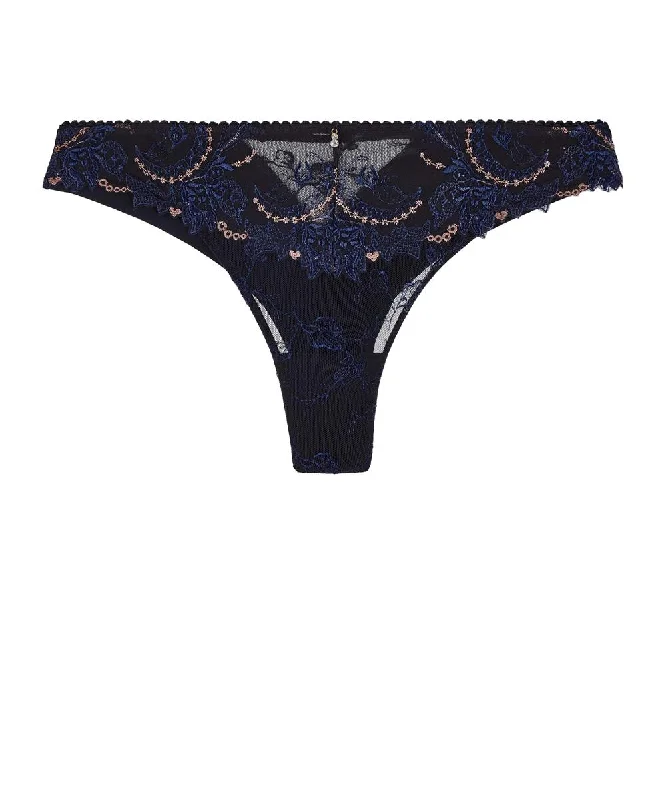 Aubade Amour Precieux Tanga Cosmic Blue