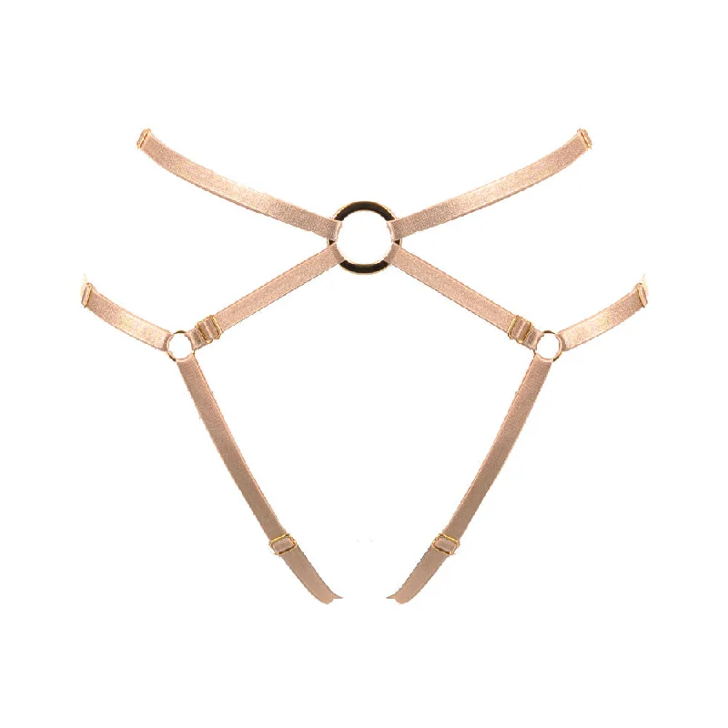 Bon Bondage Harness Thong Slim powder