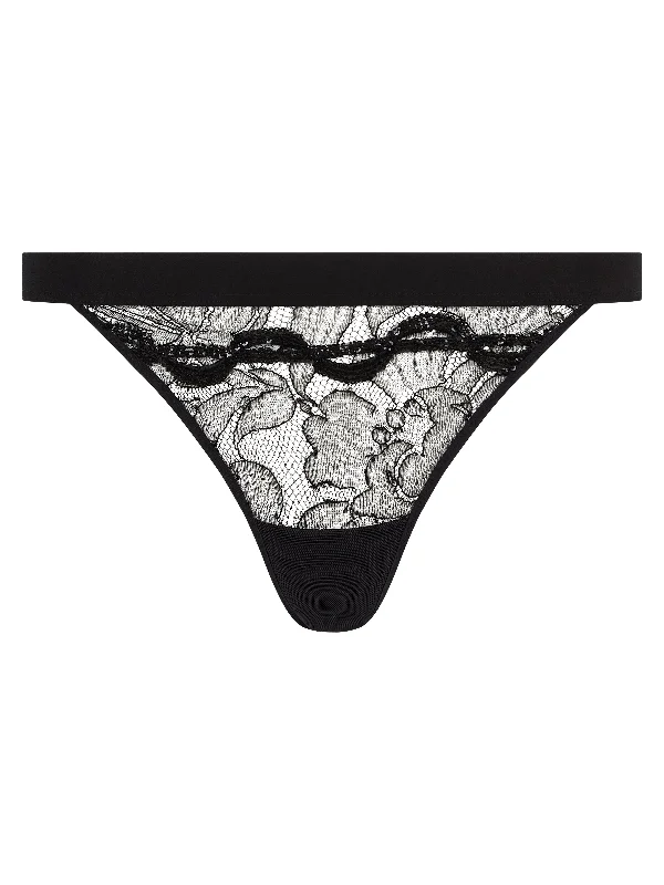 Chantelle X Xtravagant Thong Black