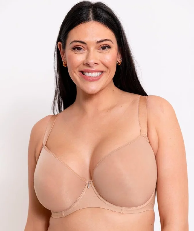 Curvy Kate Smoothie Spacer T-Shirt Plunge Bra - Latte