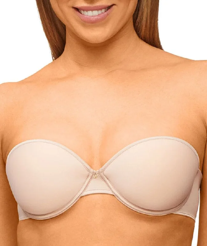 Nancy Ganz Body Light Spacer Strapless Bra - Warm Taupe