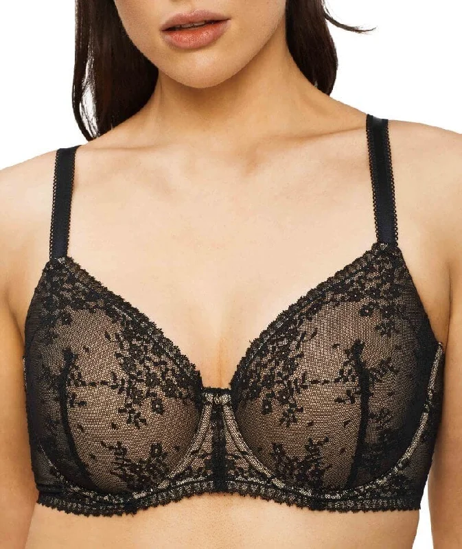 Nancy Ganz Jasmine Contour Full Cup Bra - Black