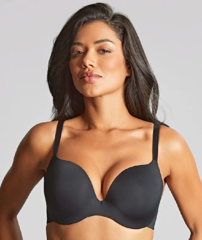 Panache 365 Underwired Plunge Bra - Black