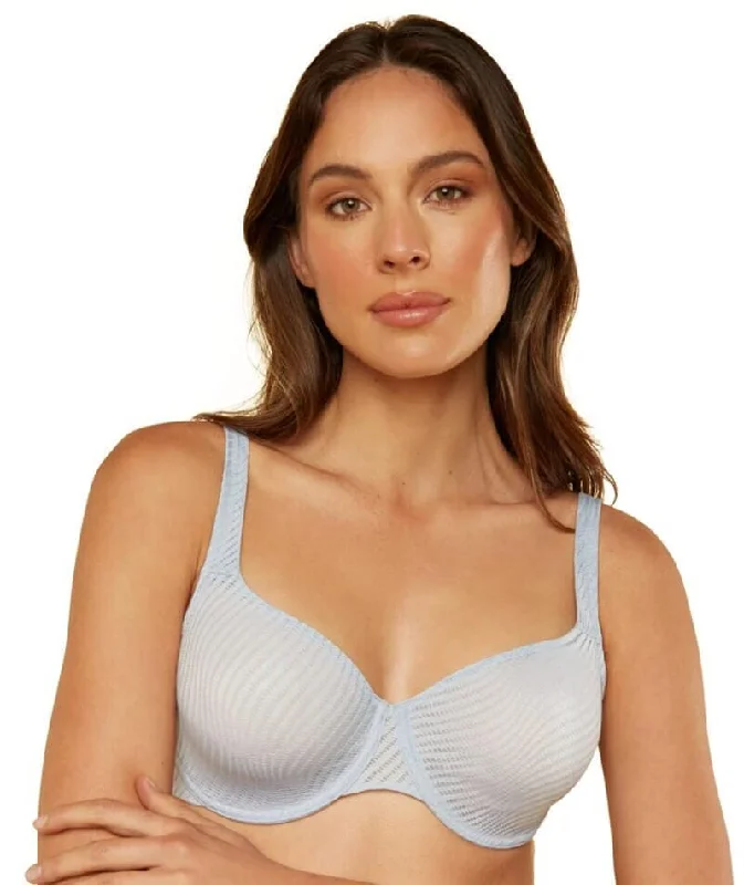 Triumph Harmony Spotlight Underwired Minimizer Bra - Eggshell Blue