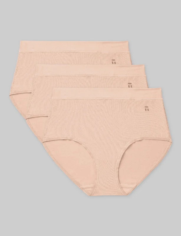 Women's Cool Cotton High Rise Brief (3-Pack)