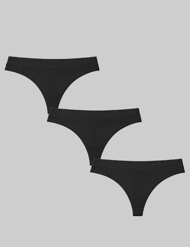 Women's Cool Cotton Thong (3-Pack)