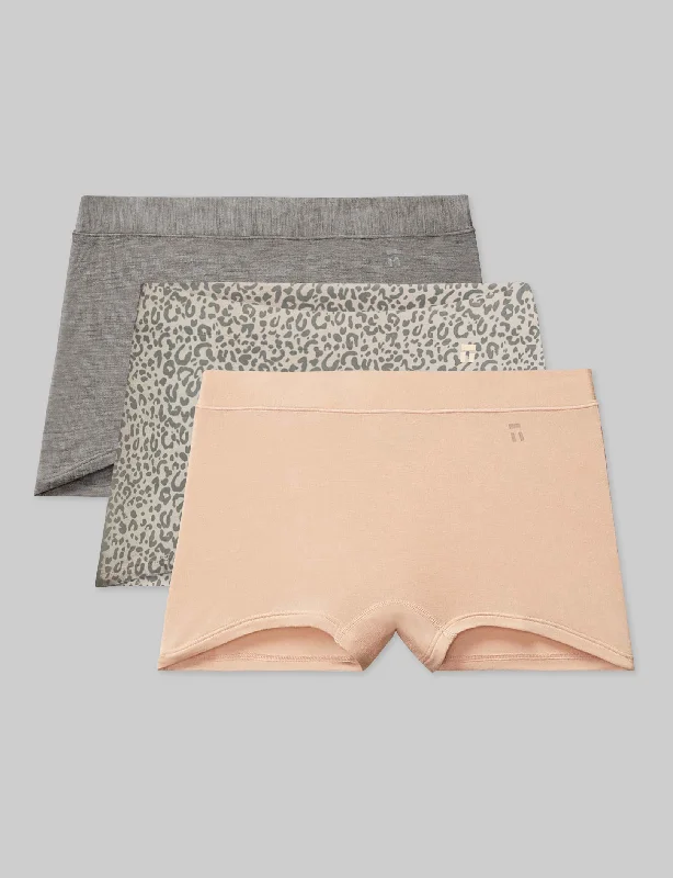 Women's Second Skin Boyshort (3-Pack)