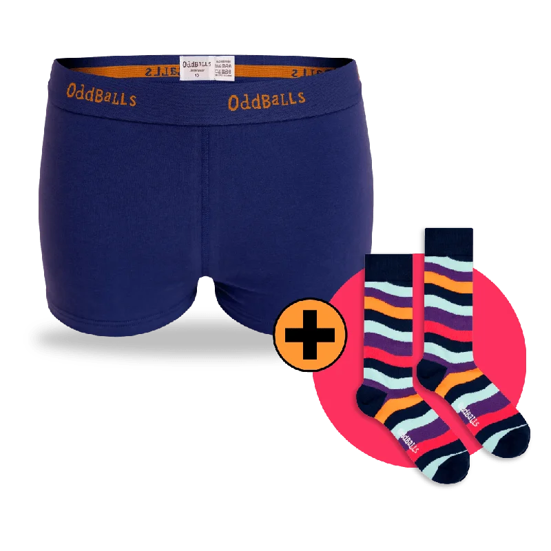 CLASSIC Subscription - Ladies Boxer Shorts & Free Socks - Monthly Subscription