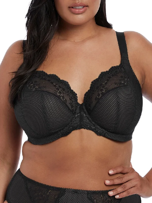 Charley Stretch Plunge Bra - Black