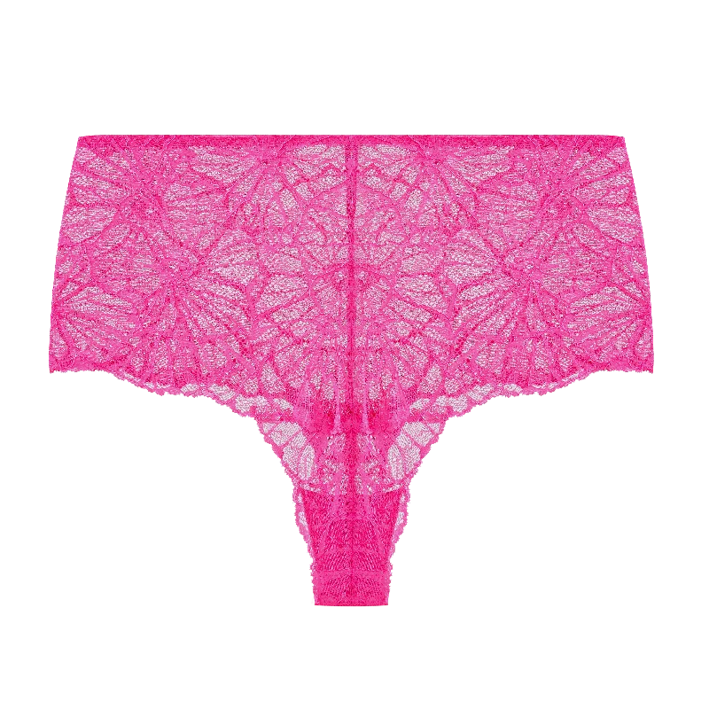 Flora Graphic Lace High Waist Knicker