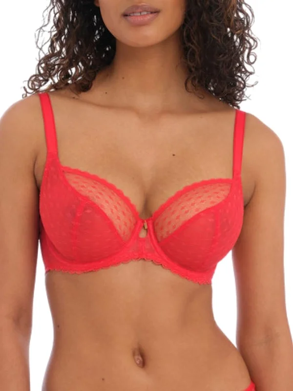 Signature Plunge Bra - Chilli Red