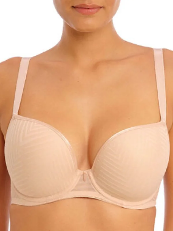 Tailored Plunge T-Shirt Bra - Natural Beige