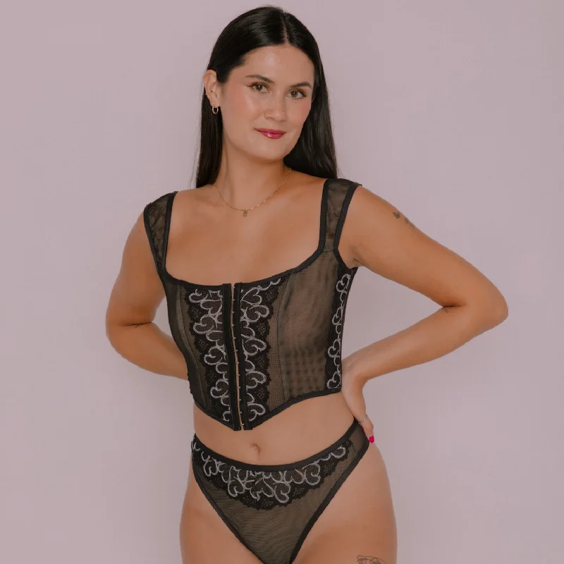 Madalynne Odessa Corset Top and Panty (free)