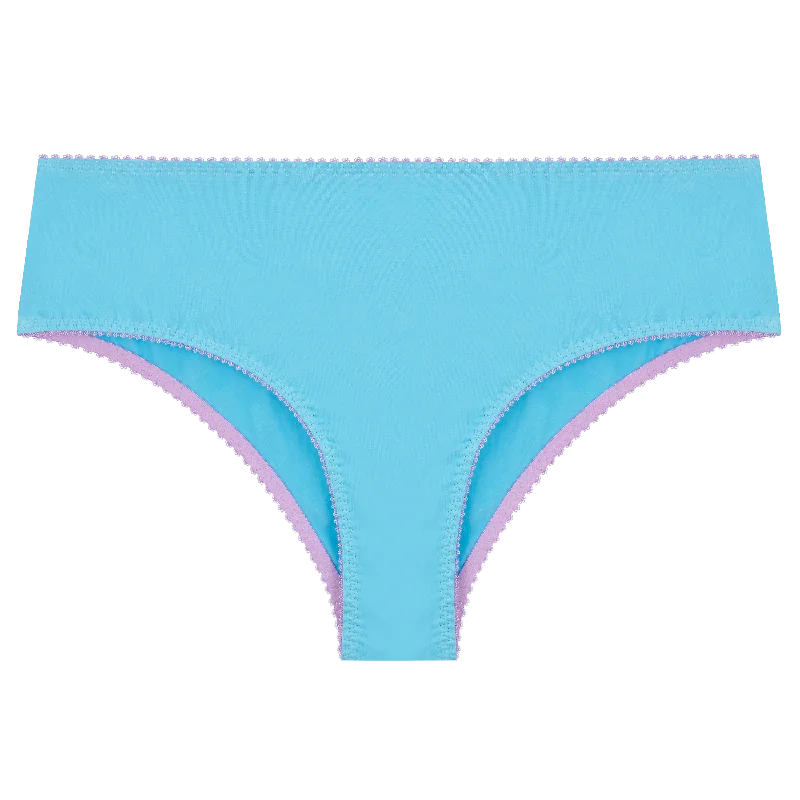 Peony Organic Cotton High Waist Knicker