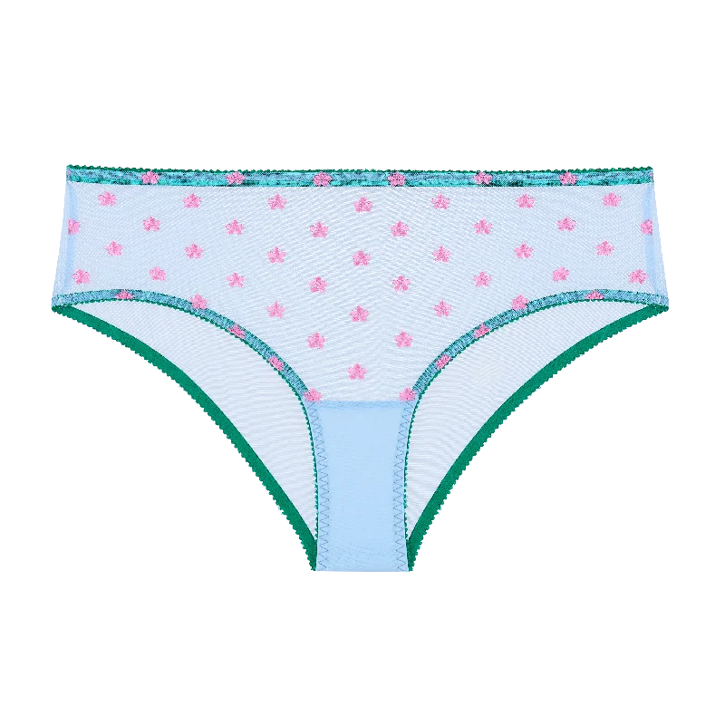 Sage Embroidery High Waist Knicker