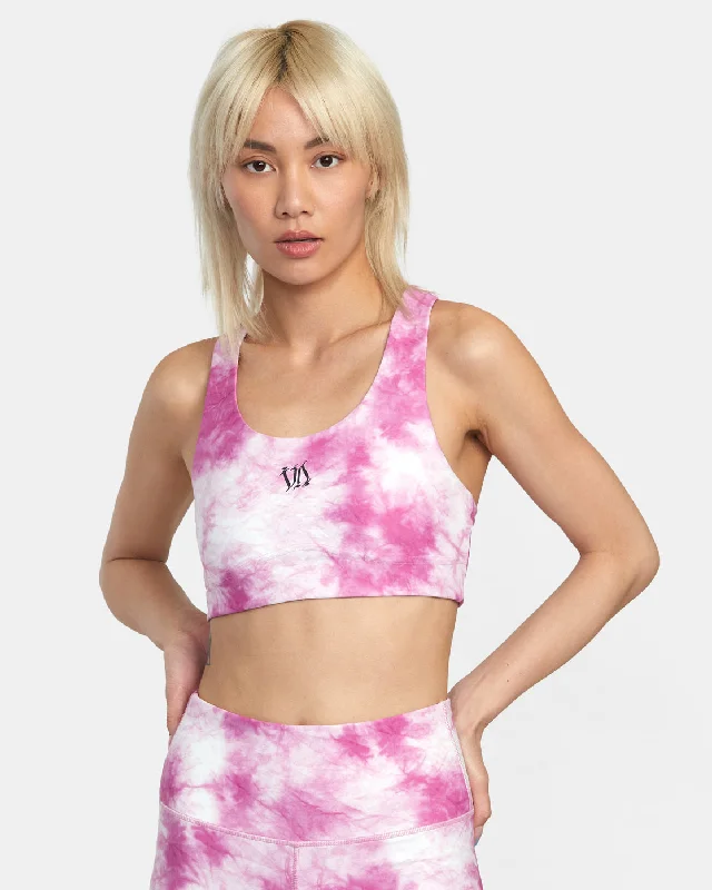 Thug Rose Essential Sports Bra - Rose Pink