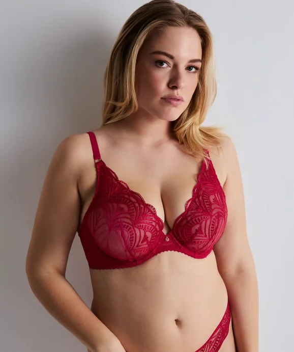 Vibes Underwires Triangle Bra In Love Potion - Aubade