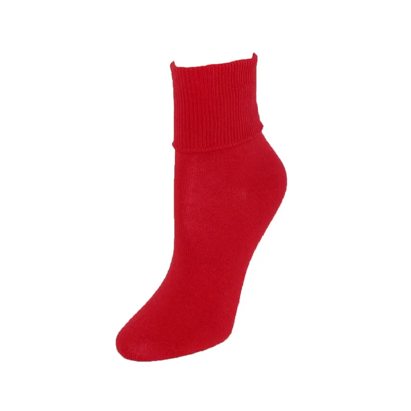 Women's Organic Cotton Turn Cuff Socks