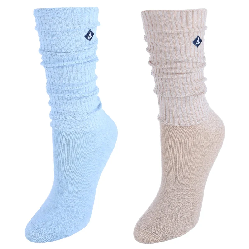 Women's Super Comfy Boyfriend Crew Socks (2 Pair Pack)